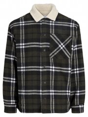 Jack & Jones Zac Teddy Overshirt Grün