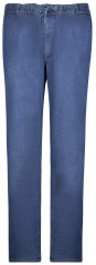 Adamo 199112 Jeans mit elastischem Bund Mittelblau