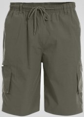 D555 Nick Cargoshorts mit elastischem Bund Khaki
