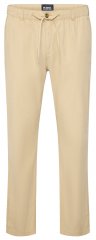 North Latitude 51142 Leinenhose Beige