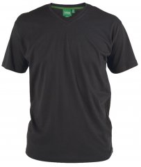 D555 Signature V-Ausschnitt T-shirt Schwarz