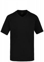 JP1880 702415 T-Shirt mit V-Ausschnitt Schwarz