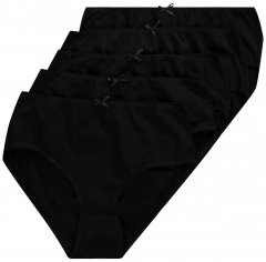 Ulla Popken 710201 Slips 5er-Pack Schwarz