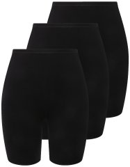 Ulla Popken 716595 Pantys 3er-Pack Schwarz