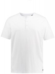 JP1880 726695 Henley-Shirt Weiß
