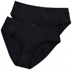 Ulla Popken 781658 Slips 2er-Pack Schwarz