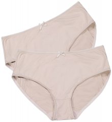 Ulla Popken 781658 Slips 2er-Pack Beige