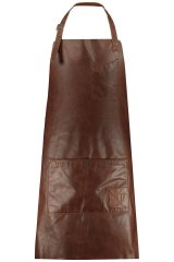 JP1880 791901 Lederschürze Kastanienbraun
