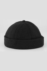 JP1880 798314 Docker-Mütze Schwarz