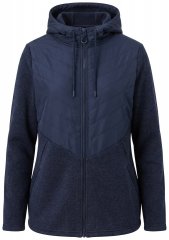 Ulla Popken 800400 Jacke mit Fleecefutter Dunkelblau