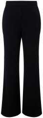 Ulla Popken 813306 Weite Anzughose mit Gummibund Dunkelblau