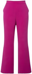 Ulla Popken 813306 Weite Anzughose mit Gummibund Magenta