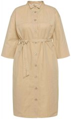 Ulla Popken 816283 Hemdblusenkleid Hellgrün
