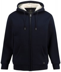 JP1880 820464 Kapuzenjacke mit Teddyfutter Dunkelblau