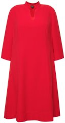 Ulla Popken 823290 Kleid in A-Linie mit Taschen Rot