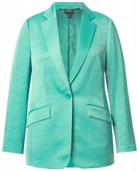 Ulla Popken 826161 Strukturierter Blazer Grün