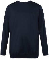 JP1880 827128 Langarmshirt mit Bauchfit Dunkelblau