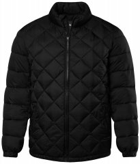 Men+ 494 Steppjacke mit Stehkragen Schwarz