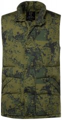 JP1880 831610 Weste gesteppt in Camouflage Grün
