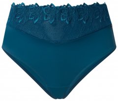 Ulla Popken 832864 Strings mit Spitze Petrol