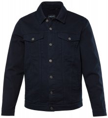 Men+ 446 Jeansjacke mit Brusttaschen Dunkelblau