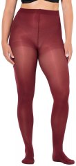 Ulla Popken 837870 Strumpfhose 100 den Weinrot