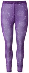 Ulla Popken 837935 Gemusterte Strumpfleggings Violett