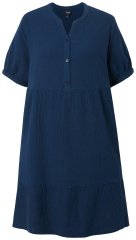 Ulla Popken 838567 Kurzärmliges Kleid Mehrfarbig