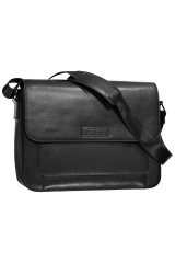JP1880 838833 Messenger Bag aus Leder Schwarz