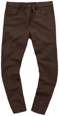 JP1880 New York Flexnamic Jerseyhose mit fünf Taschen Dunkelbraun
