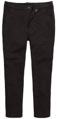 Men+ 207 Bilbao Flexlastic Jersey-Chinohose Schwarz