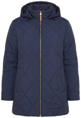 Ulla Popken 841360 Steppjacke Dunkelblau