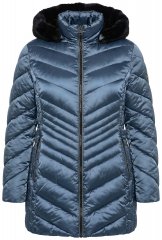 Ulla Popken 842013 Steppjacke Denimblau