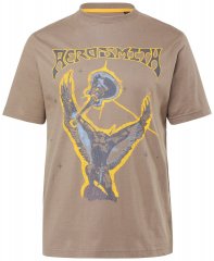 JP1880 844644 Aerosmith T-Shirt Dunkeltaupe