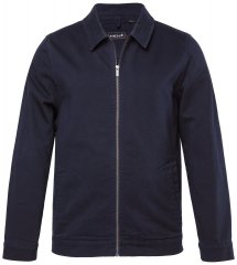Men+ 876 Jeansjacke mit Reißverschluss Dunkelblau