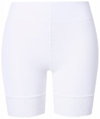 Ulla Popken 845319 Anti-Scheuer-Radler mit Spitze Weiß