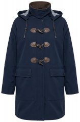 Ulla Popken 846278 Softshellmantel Dunkelblau