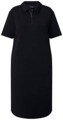 Ulla Popken 848105 Sweatkleid Schwarz