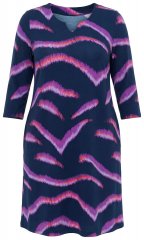 Ulla Popken 850920 Jerseykleid Dunkelblau