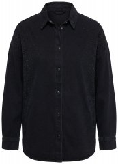 Ulla Popken 851036 Jeansjacke Anthrazit