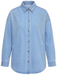 Ulla Popken 851036 Jeansjacke Hellblau