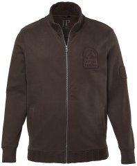 JP1880 851387 Sweatjacke mit Reißverschluss Haselnuss TALL