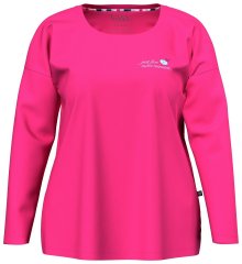 Ulla Popken 852747 Pyjama-Oberteil mit langen Ärmeln Rosa