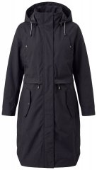 Ulla Popken 852901 Funktionsmantel Schwarz