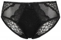 Ulla Popken 853040 Pantys mit Spitze Schwarz