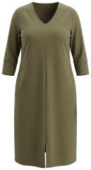Ulla Popken 853510 Midikleid mit Taschen Khaki