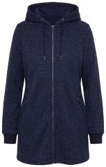 Ulla Popken 853577 Fleecejacke Dunkelblau