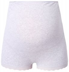 Ulla Popken 853631 Umstandsslips mit Spitze Grau meliert