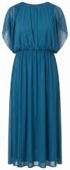 Ulla Popken 854031 Ärmelloses Maxikleid Petrol