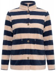 Ulla Popken 854366 Fleecejacke Hellbraun